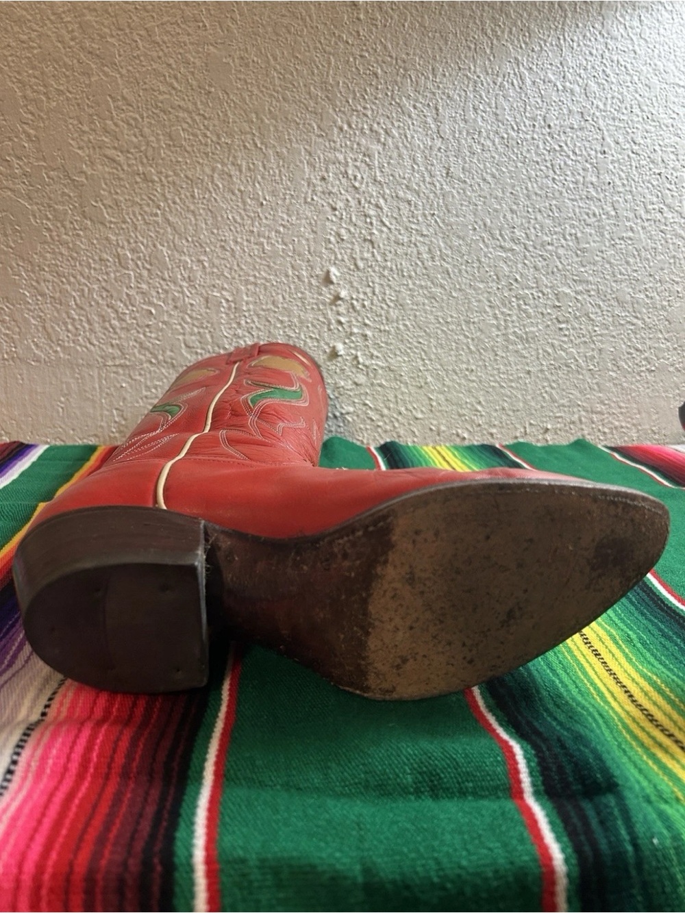 *RARE* Ralph Lauren Selene Western Floral Boots - Picture 5 of 8